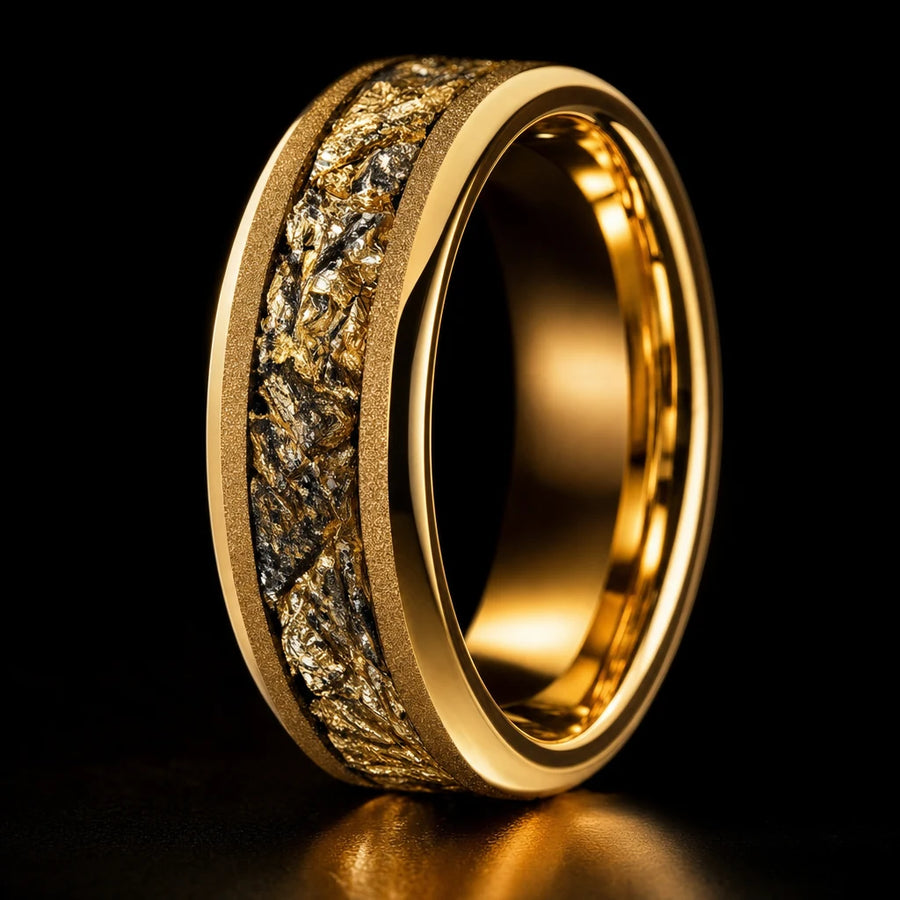 Real 18K Gold & Hand-Set Inlays